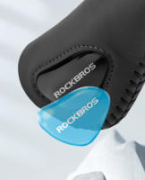 Puños para manillar de bicicleta ROCKBROS par de empuñaduras de ciclismo con bloqueo doble antideslizantes y absorventes de choques accesorios de bicicleta suaves - details 4