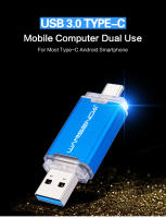 WANSENDA Drive de Memoria USB Tipo C Hardware de Interfaz 128GB-512GB Drive de Almacenamiento de Datos - details 1
