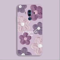 Fundas de Teléfono de Flor de Porcelana Morada Silicona/Goma Compatible con Oppo A17k y Más - details 0