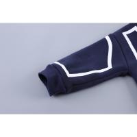 Pantalones acolchados de manga larga con cuello redondo, Top cálido informal, Conjunto de dos piezas - details 3