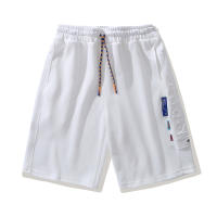 Pantalones cortos informales de verano para hombre, Shorts holgados, cómodos, cintura elástica de fuerza, Color sólido, bolsillos laterales - details 3