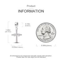 Encantos de Serie Zirconia de Plata Esterlina S925 100% Real para Mujeres Joyería Fina de Cumpleaños Ajuste a Pulsera y Bangle de 3mm - details 66