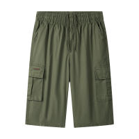 Pantalones Cargo Cortos de Algodón para Hombres CHAIFENKO Ajuste Regular, Múltiples Bolsillos, Transpirables para Verano al Aire Libre - details 5
