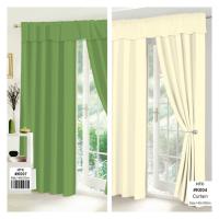 Elegante Cortina Verde Cortina Blanca Pura de Algodón Semi Tamaño 140*180CM - details 0
