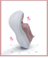 Zapatos para caminar para mujer, zapatillas de calcetín a la moda, mocasines cómodos y transpirables, zapatos informales antideslizantes - details 12