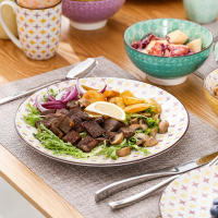 Juego de Vajilla de Porcelana Vancasso Tulip 16 Piezas 4 Colores 4 Diseños Plato de Cena Plato de Postre Bol y Mug Set Utensilios de Cocina Cerámica Producto Normal y Sostenible Para Todas las Temporadas - details 6