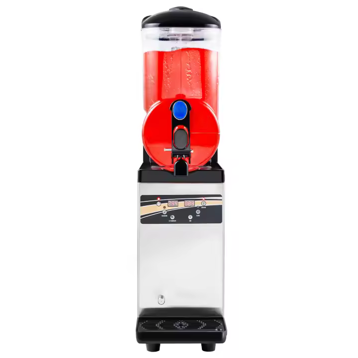 Máquina Comercial para Bebidas Congeladas SucceBuy, Máquina para Granizados de 15L con un Solo Tanque, Máquina de Acero Inoxidable para Margaritas y Smoothies para Reuniones Familiares, Restaurantes, Cafeterías y Bares - 1