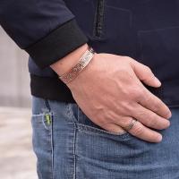 Juego de Joyería de Cobre Puro Pulsera Ajustable Vikinga Magnética Anillo Vintage de Energía Saludable para Mujeres Hombres Relojes Gafas de Sol Joyería - details 4