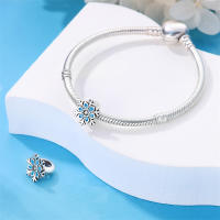 Encanto de Cierre Seguro de 925 Plata Esterlina Original para Mujeres Joyería DIY Cuentas Material Metal Pulsera de Zirconio - details 18