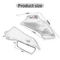Para Honda CBR500R CBR400R CBR 650R CBR650R CBR1000RR espejos laterales de motocicleta Winglets ala de viento retrovisor giratorio ajustable - details 2