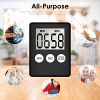 Nuevo temporizador de cocina Digital con pantalla LCD grande, reloj magnético fuerte con cuenta atrás, temporizador portátil ultrafino para tareas - details 3
