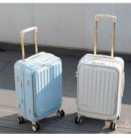 Maleta de viaje de negocios S STAR con marco de PC de 20 pulgadas con cerradura y ruedas giratorias, equipaje multifuncional, maleta expandible, ligera, caja de transporte, bolsa de mano, silenciosa, de negocios, apertura frontal. - details 7