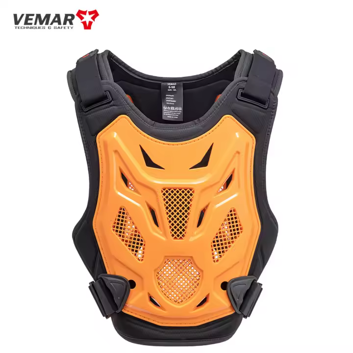 VEMAR Armadura de Motocross Chaqueta de Moto con Protector de Espalda y Pecho para Moto de Tierra Off-Road Equipo Protector para Moto - 1
