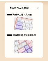 Sanrio-teclas Cinnamoroll de 144 teclas Pbt Xd, sublimación de tinte Aheight para adaptación a 61, 64, 68, 75, 84, 87, 98, 104, Teclado mecánico de regalo - details 1