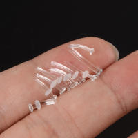Retenedores de cristal transparente para Piercing de nariz, 2 piezas, retenedores para tabique, tachuelas flexibles para labio, oreja, nariz, lengua, anillo, cartílag para pezones - details 3