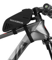 ROCKBROS-bolsa para SILLÍN de bicicleta, resistente al agua, con capacidad de 0,6 l, para colgar luces traseras - details 9