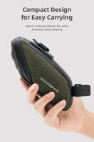 Bolsa de Sillín de Bicicleta ROCKBROS Portátil Impermeable Bolsa de Cola de Ciclismo MTB Bicicleta de Carretera Bolsa de Almacenamiento con Guardabarros Material Poliéster Cierre de Cremallera - details 7