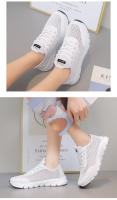 Zapatos deportivos de moda de las mujeres hueco transpirable deportes zapatos casuales bajo fondo suave de malla zapatos para correr - details 15