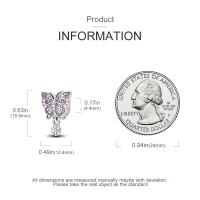 Encanto de Plata Esterlina S925 Unicornio Floral Mariposa Para Pulsera Original de 3mm Joyería Fina de Cumpleaños para Mujeres Regalo de Piedra Principal de Zirconio - details 76