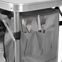 Mesa de Picnic Barbacoa Plegable de Aluminio Cocina de Viaje con Bolsa - details 7