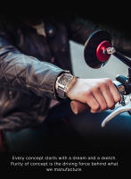 Reloj Mecánico para Hombres NORTH EDGE SPACE X Resistente al Agua 100M para Deportes al Aire Libre y Natación con Correa de Goma y Vidrio Mineral Movimiento Mecánico Color Negro - details 4