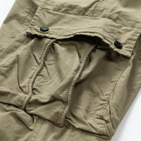 Pantalones Cargo Retro de Invierno para Hombres Comodidad de Algodón, Largo Completo, Múltiples Bolsillos, Estilo Casual de Sweat - details 14