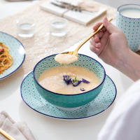 Vancasso-vajilla de porcelana Macaron, 16 piezas, 4 platos de cena, postre, cuencos, tazas, servicio para 4 personas - details 5