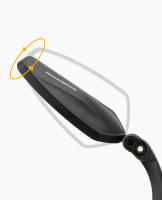 ROCKBROS-par de espejos retrovisores ajustables para manillar, Reflector de visión trasera de amplio alcance, accesorios para bicicleta - details 7