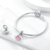 Encanto de Plata Esterlina S925 Unicornio Floral Mariposa Para Pulsera Original de 3mm Joyería Fina de Cumpleaños para Mujeres Regalo de Piedra Principal de Zirconio - details 54