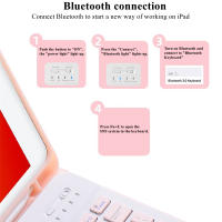 Funda con Portalápices para iPad Air 6th, 11 ", 2024, inalámbrica, Bluetooth, RGB, retroiluminada, teclado, ratón, 11", 2024 - details 0