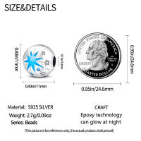 Encanto de Cierre Seguro de 925 Plata Esterlina Original para Mujeres Joyería DIY Cuentas Material Metal Pulsera de Zirconio - details 31