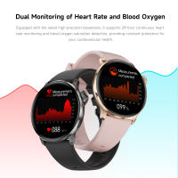 Nuevo reloj inteligente a la moda para mujer, pantalla AMOLED, frecuencia cardíaca, sueño, recordatorios de salud, más de 100 diales personalizados, múltiples modos deportivos, reloj inteligente con llamadas Bluetooth para Android iOS - details 8