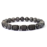 Noter, nueva Pulsera novedosa para hombre, Ojos de tigre naturales, Pulsera con cuentas de roca volcánica, regalo para él, Pulsera de hematita Heag Braslet Pulsera Homme - details 7