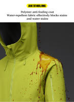 Chaqueta Impermeable Mejorada JNLN Unisex para Deportes al Aire Libre Cierre de Cremallera - details 4