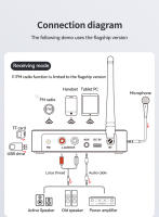 Transmisor y receptor de Audio M9 Pro, Bluetooth 5,1, NFC/3,5mm AUX/RCA/USB u-disk/TF/6,5 Mic/FM Radio DSP, adaptador inalámbrico de música HIFI - details 11