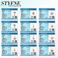 Abalorios de Plata 925 con Diseño de Cielo Estrellado Azul, Estrellas y Luna, Compatibles con Pulseras de Plata 925 Originales, para Fabricación de Joyería DIY para Mujer - details 3