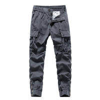 Pantalones Cargo Retro de Invierno para Hombres Comodidad de Algodón, Largo Completo, Múltiples Bolsillos, Estilo Casual de Sweat - details 5