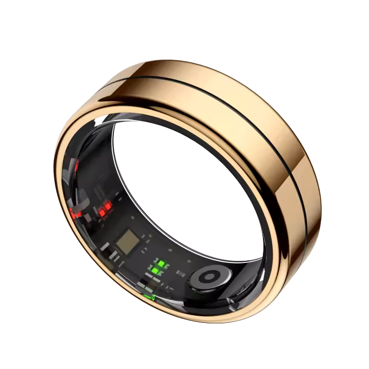 Anillo Inteligente SANLEPUS R04 para Monitoreo de Salud y Ejercicio | Monitor de Actividad (Pasos, Calorías, Sueño, Estrés) | Aplicación QRing | Compatible con iPhone/Android/Xiaomi - 1