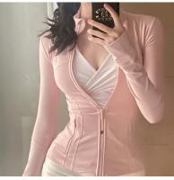 Chaqueta Deportiva de Nylon de Manga Larga Ajuste Delgado Secado Rápido Ideal para Yoga y Pilates - details 24