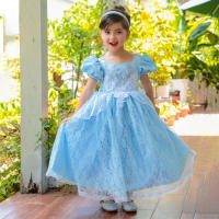 Disfraz de Cenicienta para niña, traje de princesa para fiesta de Halloween, Navidad, cumpleaños, boda, vestido bordado - details 1