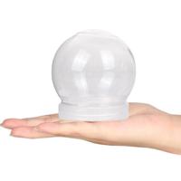 Frasco redondo de plástico transparente para embalaje de dulces y galletas, frasco de almacenamiento de 140ML, decoración de Navidad, 12 unidades/lote, 2023 - details 2