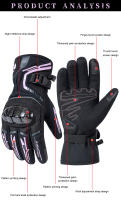 Guantes de Moto Invierno 2025 A Prueba de Viento y Agua de Fibra de Carbono - details 8