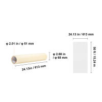 SucceBuy Película protectora para alfombras, protector de suelo autoadhesivo, rollo protector de alfombrilla de polietileno de fácil instalación - details 4