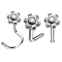 ASTM-pendientes de titanio F136, Piercing para la nariz, labio, oreja, Labret, cartílago, Tragus Simple, 20g, joyería para el cuerpo - details 0