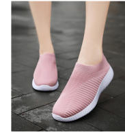 Zapatos para caminar para mujer, zapatillas de calcetín a la moda, mocasines cómodos y transpirables, zapatos informales antideslizantes - details 19