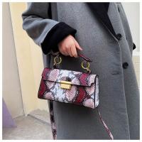 Elegante Bolso de Mano de Cuero PU Patrón de Piel de Serpiente Impermeable, Resistente al Desgaste - details 34