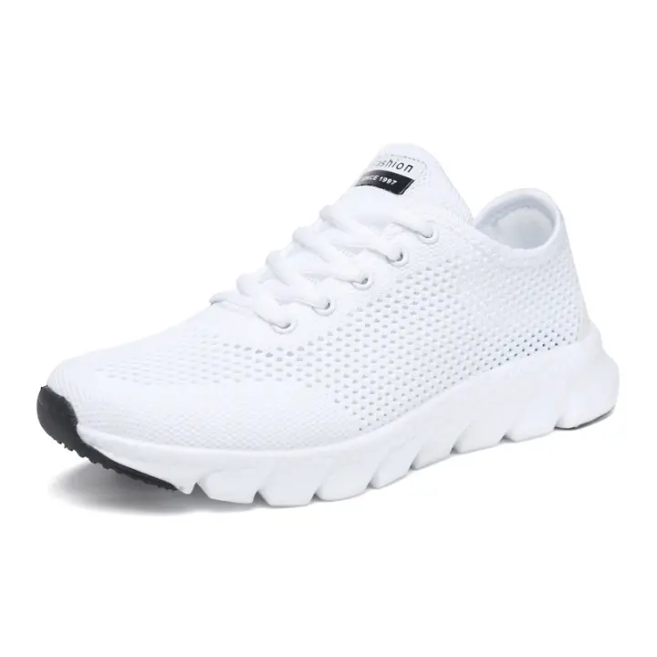 Zapatos deportivos de moda de las mujeres hueco transpirable deportes zapatos casuales bajo fondo suave de malla zapatos para correr - 1
