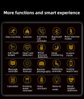 NORTH EDGE-reloj inteligente NL02C PRO, accesorio de pulsera resistente al agua IP67 con detección de movimiento y calorías, notificación de mensajes y llamadas - details 1