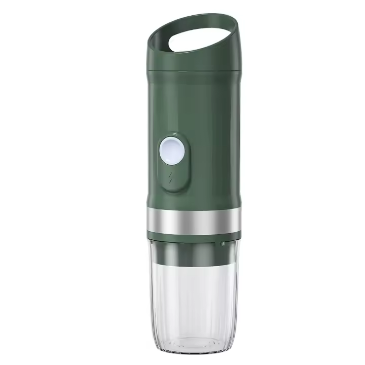 Cafetera Portátil de Alta Presión, Cafetera Fría y Caliente, Mini Cafetera Espresso Autocalentable, Cafetera de Mano - 1