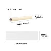 SucceBuy Película protectora para alfombras, protector de suelo autoadhesivo, rollo protector de alfombrilla de polietileno de fácil instalación - details 2